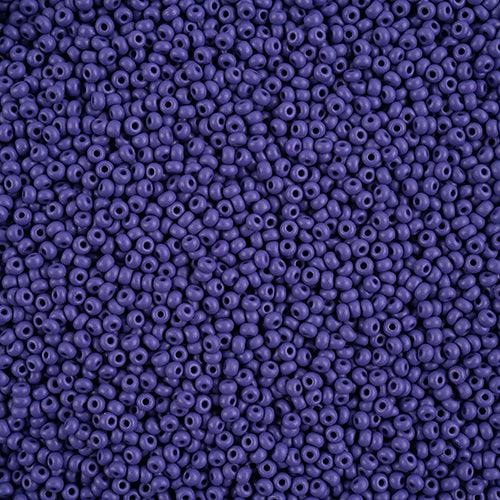 10-22M13, Czech 22g PermaLux Dyed Chalk Matte Purple
