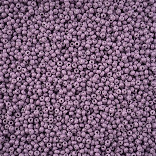 11-43241, Czech 22g Orchid Chalk Dyed Solgel - PoCo Inspired