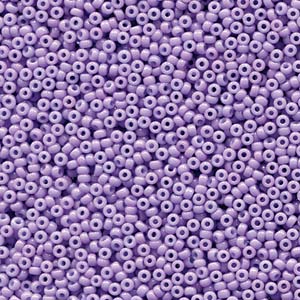 11-4486, Miyuki 22g Duracoat Op Dyed Lilac