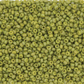 11-4697, Miyuki 11g Frost Opaque Glaze Rainbow Olive