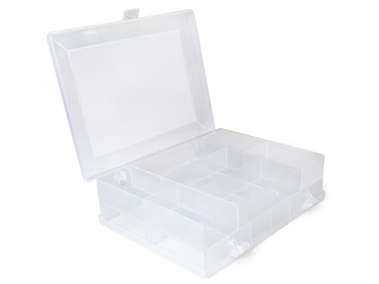 2-sided Organizer Box w/Lid, 4.8"x3.8"x1.3"