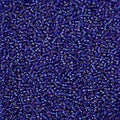 11-37059 Czech 22g Silver Lined Cobalt Blue Rainbow