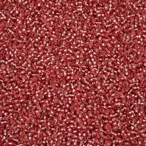 11-78693 Czech 22g Silver Lined Dark Pink SOLGEL