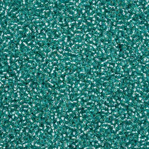 11-78665 Czech 22g Silver Lined Turquoise SOLGEL