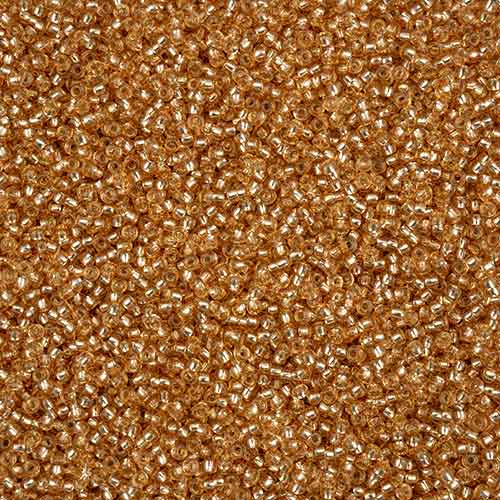 11-78611 Czech 22g Silver Lined Light Brown SOLGEL