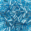 BU3-67000, #3 Bugle 22g Silver Lined Aqua