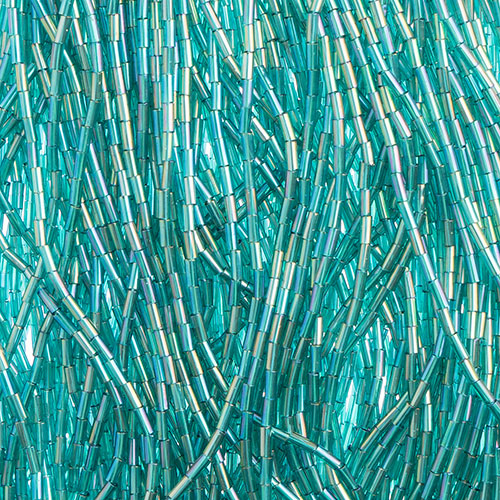 BU2-51710, #2 Bugle 22g Transparent Teal AB