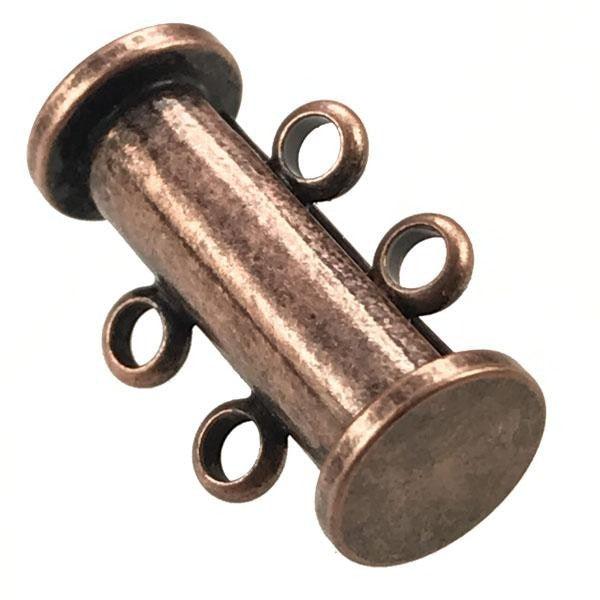 Tube Clasp -  2 Strand, 3pc