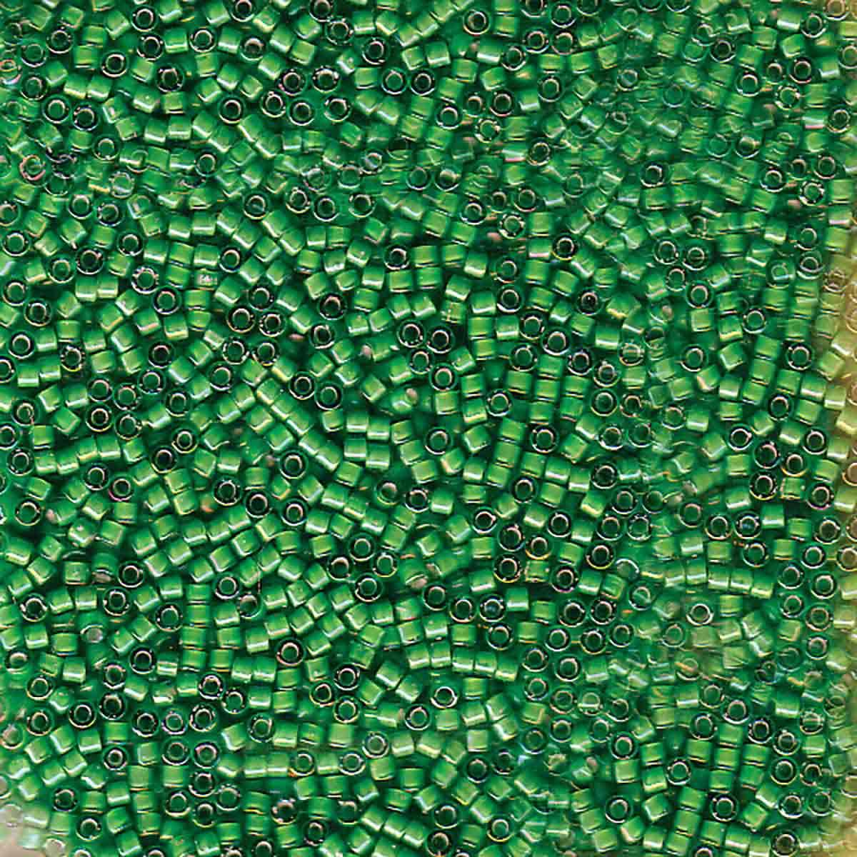 DB00-1787, Miyuki 5.2g White Lined Green AB