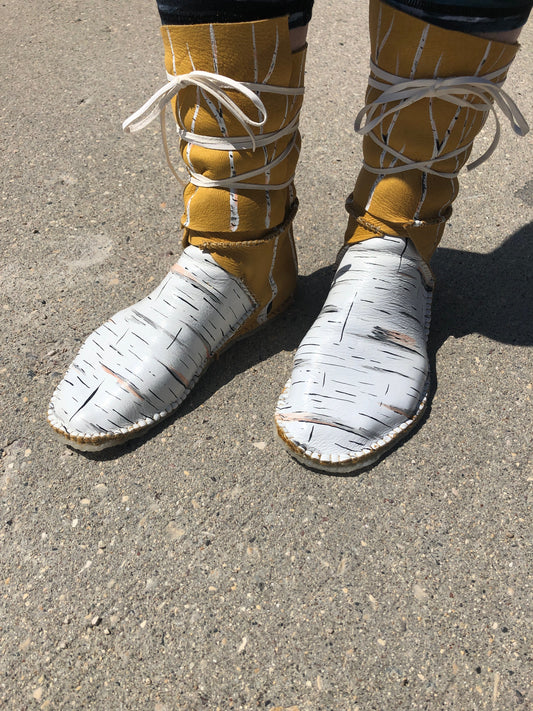 Workshop,  Wrap Moccasins
