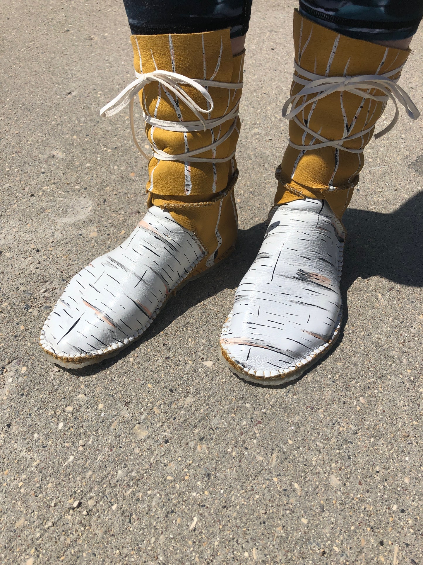 Workshop,  Wrap Moccasins