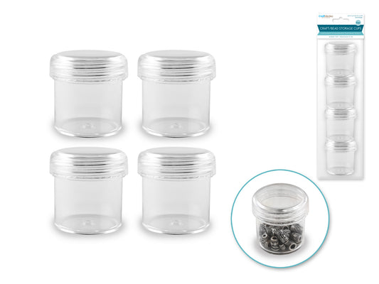 Bead Storage Cups, pkg 4