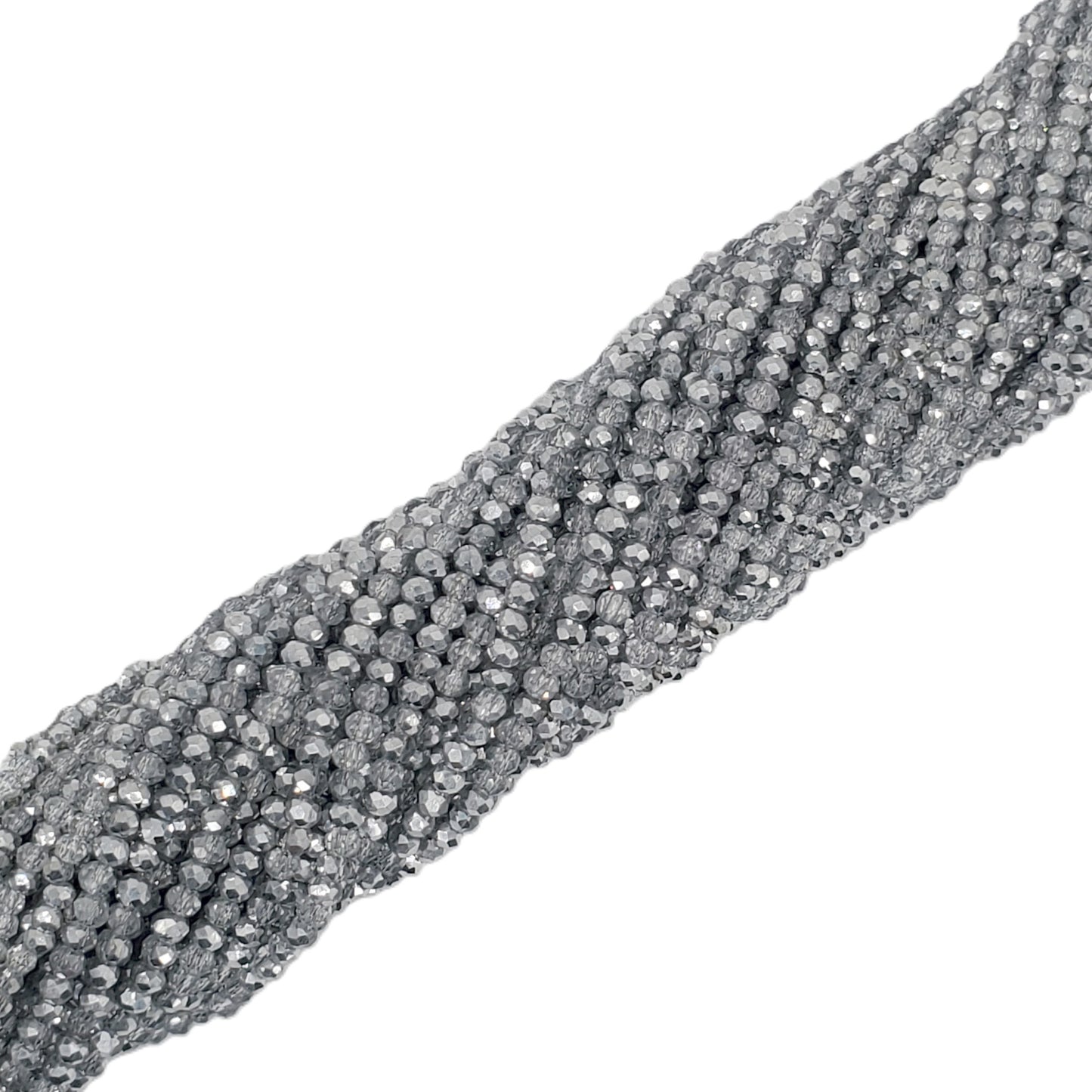 Chinese Crystal, Rondelle 2mm