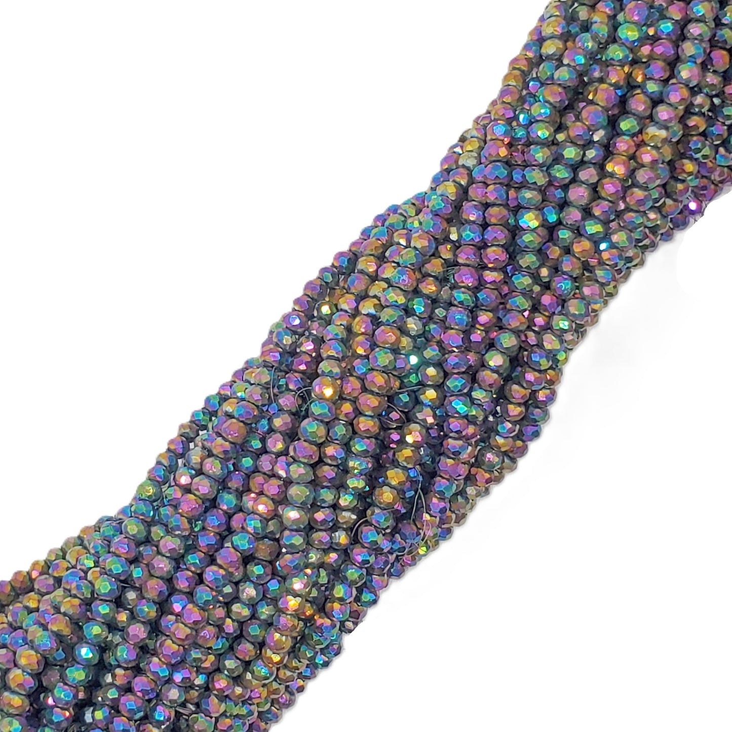 Chinese Crystal, Rondelle 2mm