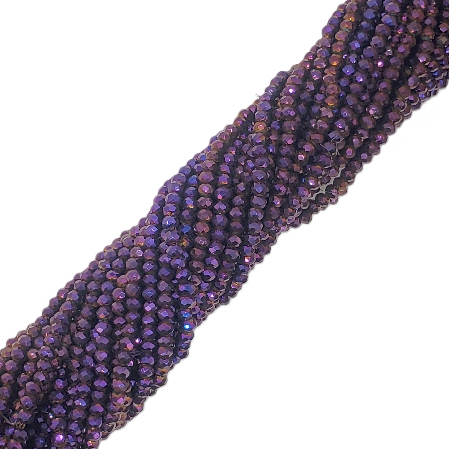 Chinese Crystal, Rondelle 2mm