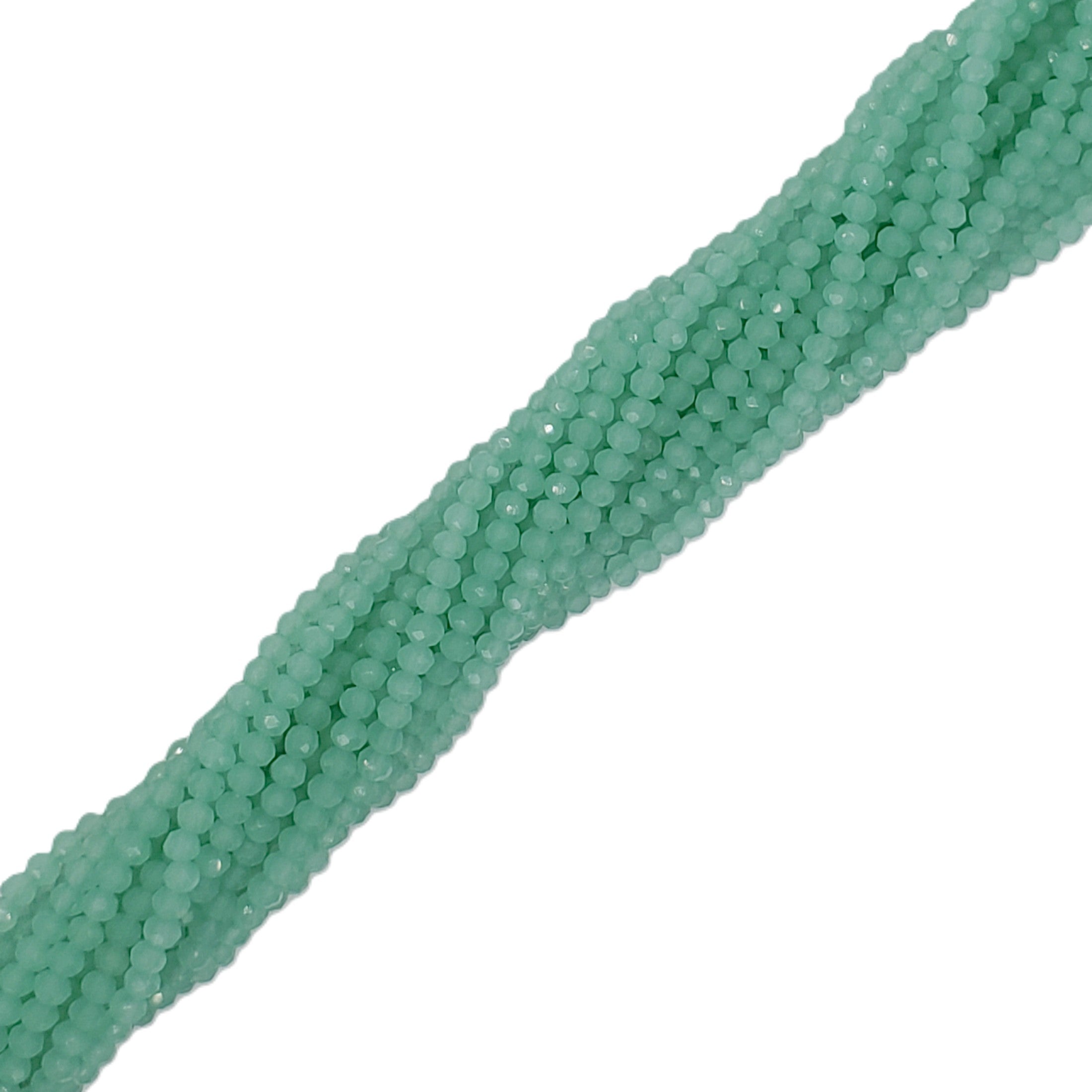 Chinese Crystal, Rondelle 2mm