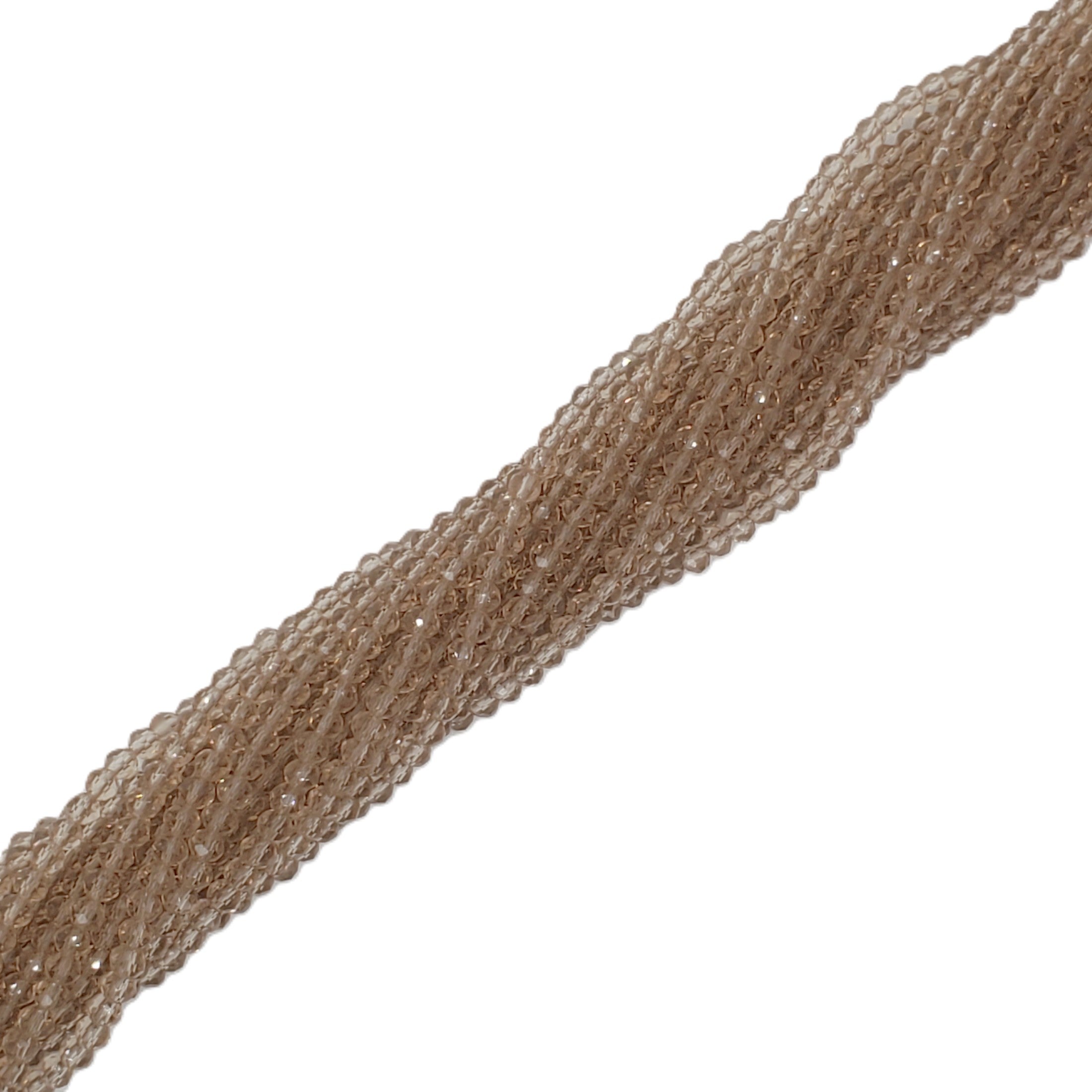 Chinese Crystal, Rondelle 2mm