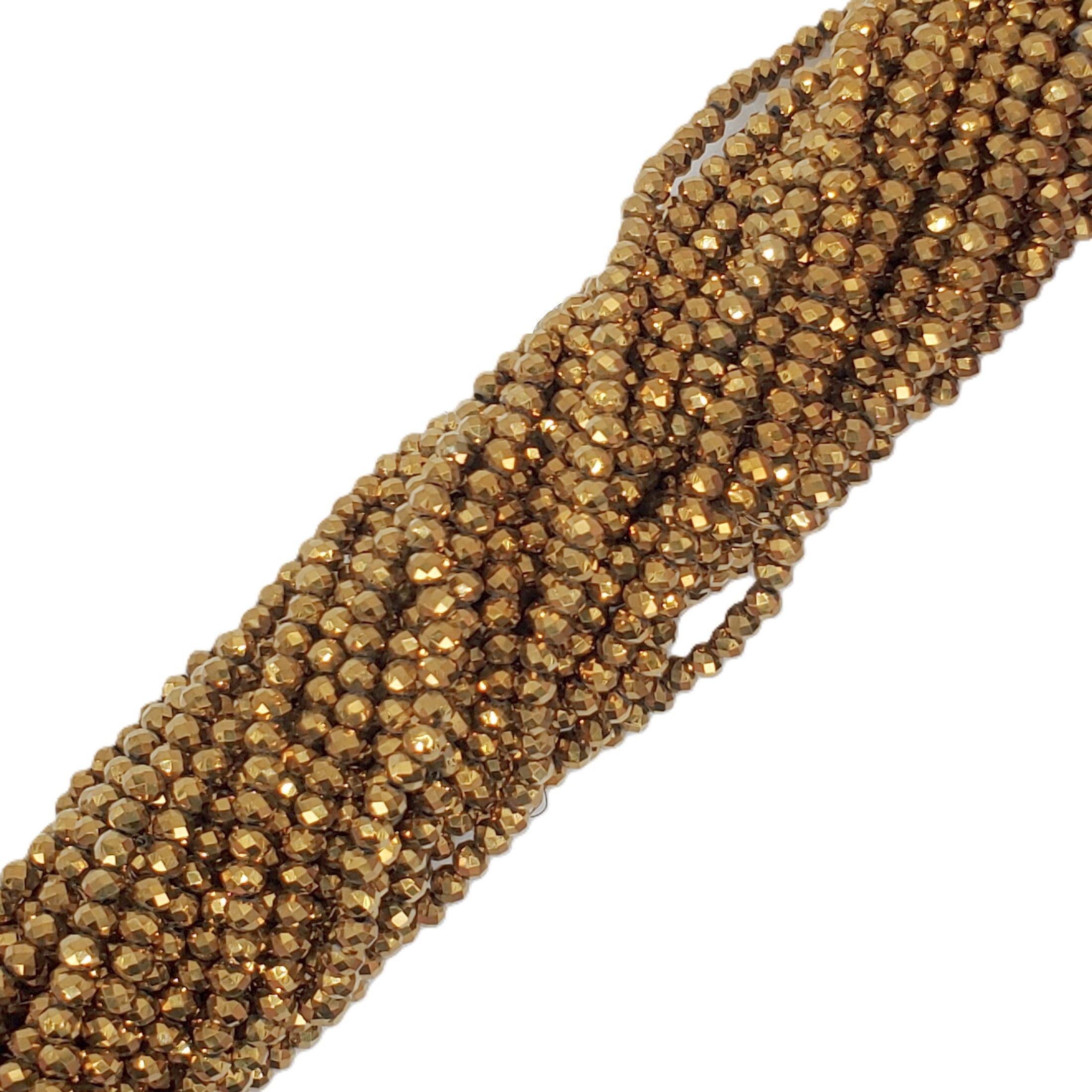 Chinese Crystal, Rondelle 3mm