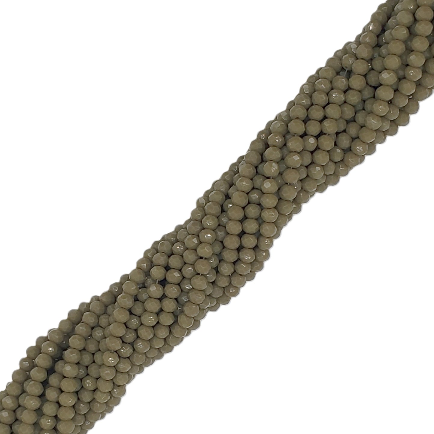 Chinese Crystal, Rondelle 3mm