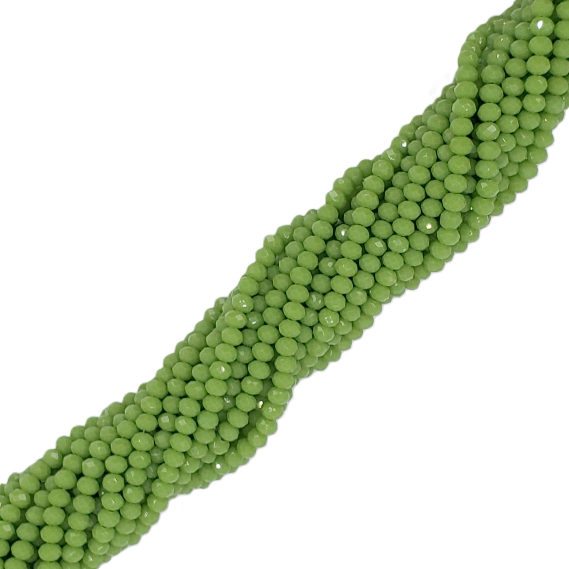 Chinese Crystal, Rondelle 3mm