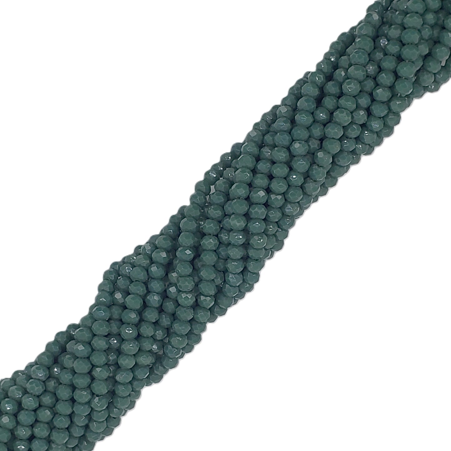 Chinese Crystal, Rondelle 3mm