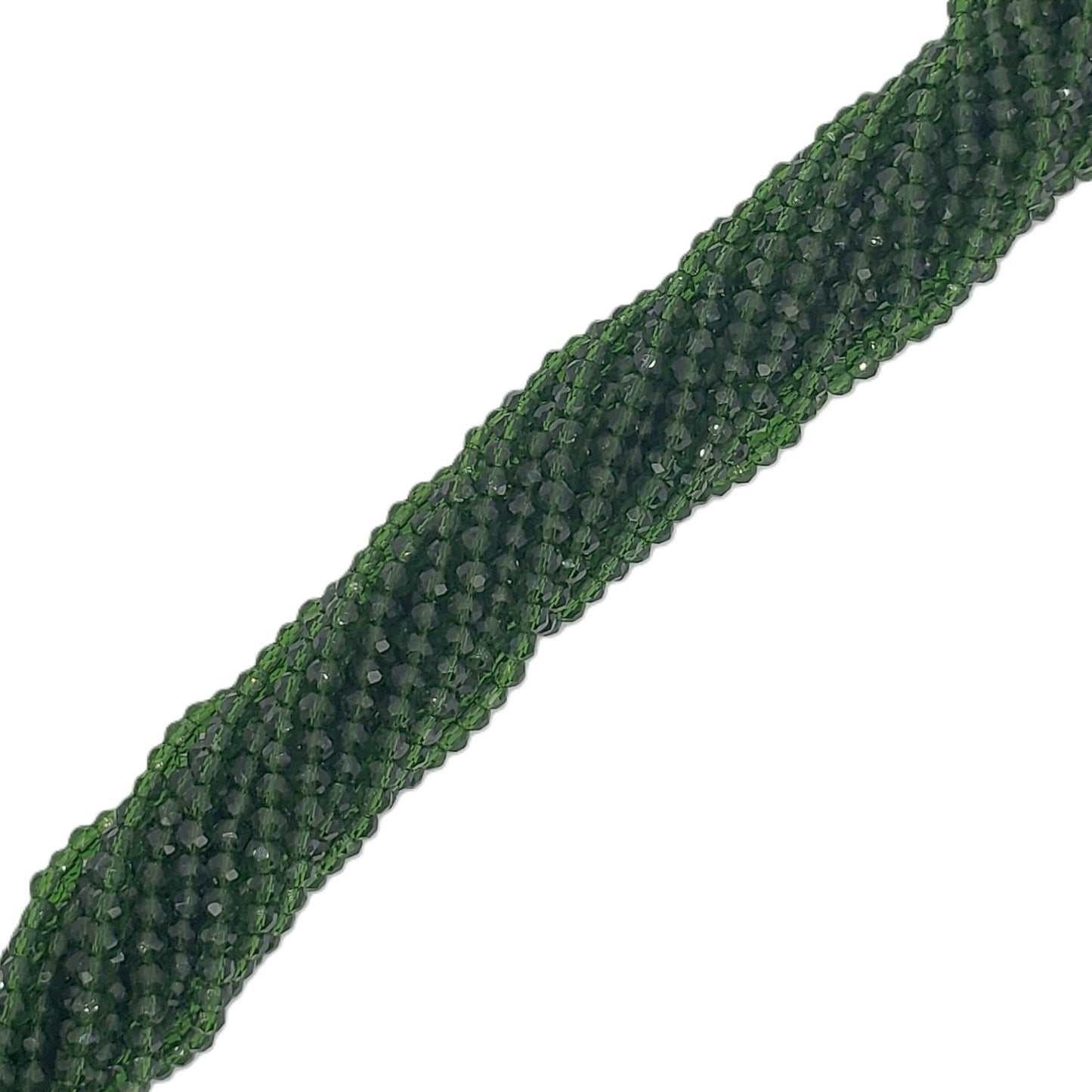 Chinese Crystal, Rondelle 3mm
