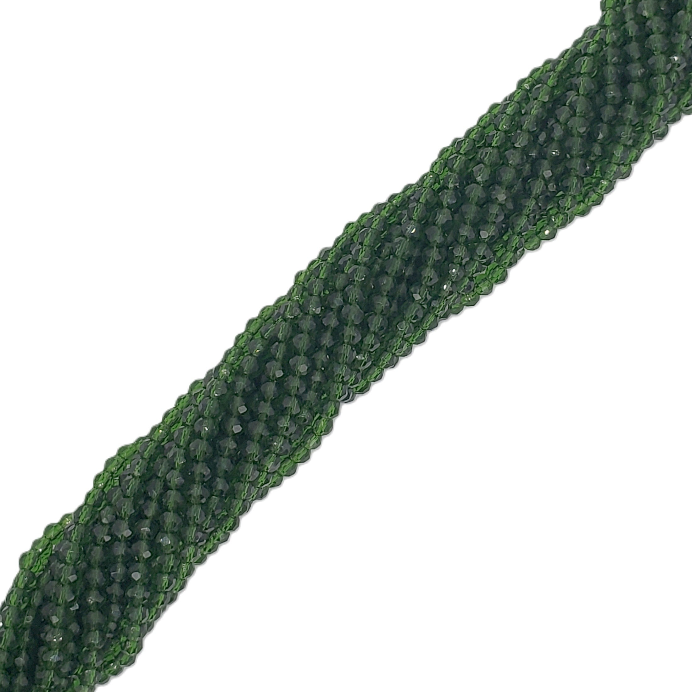 Chinese Crystal, Rondelle 3mm