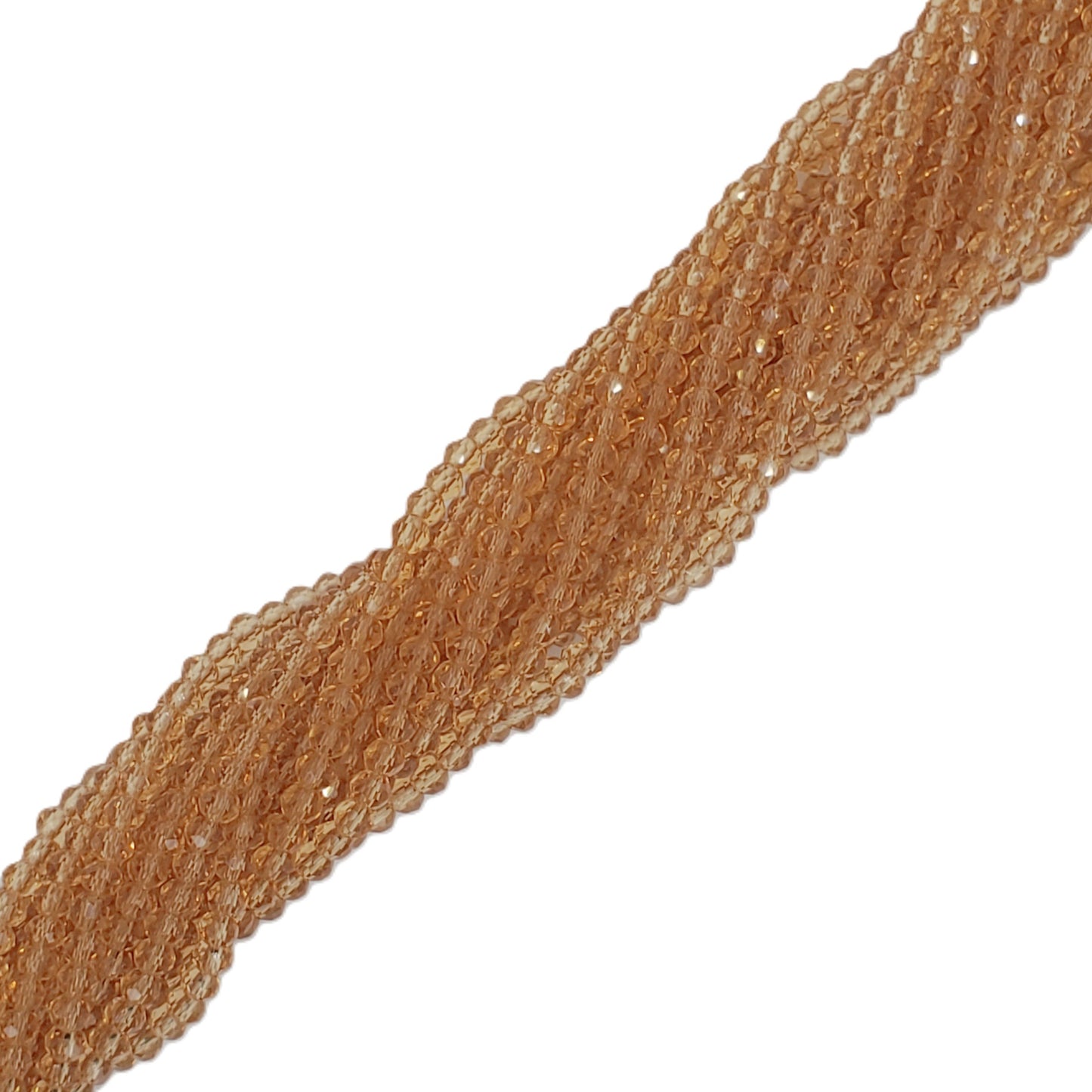 Chinese Crystal, Rondelle 3mm