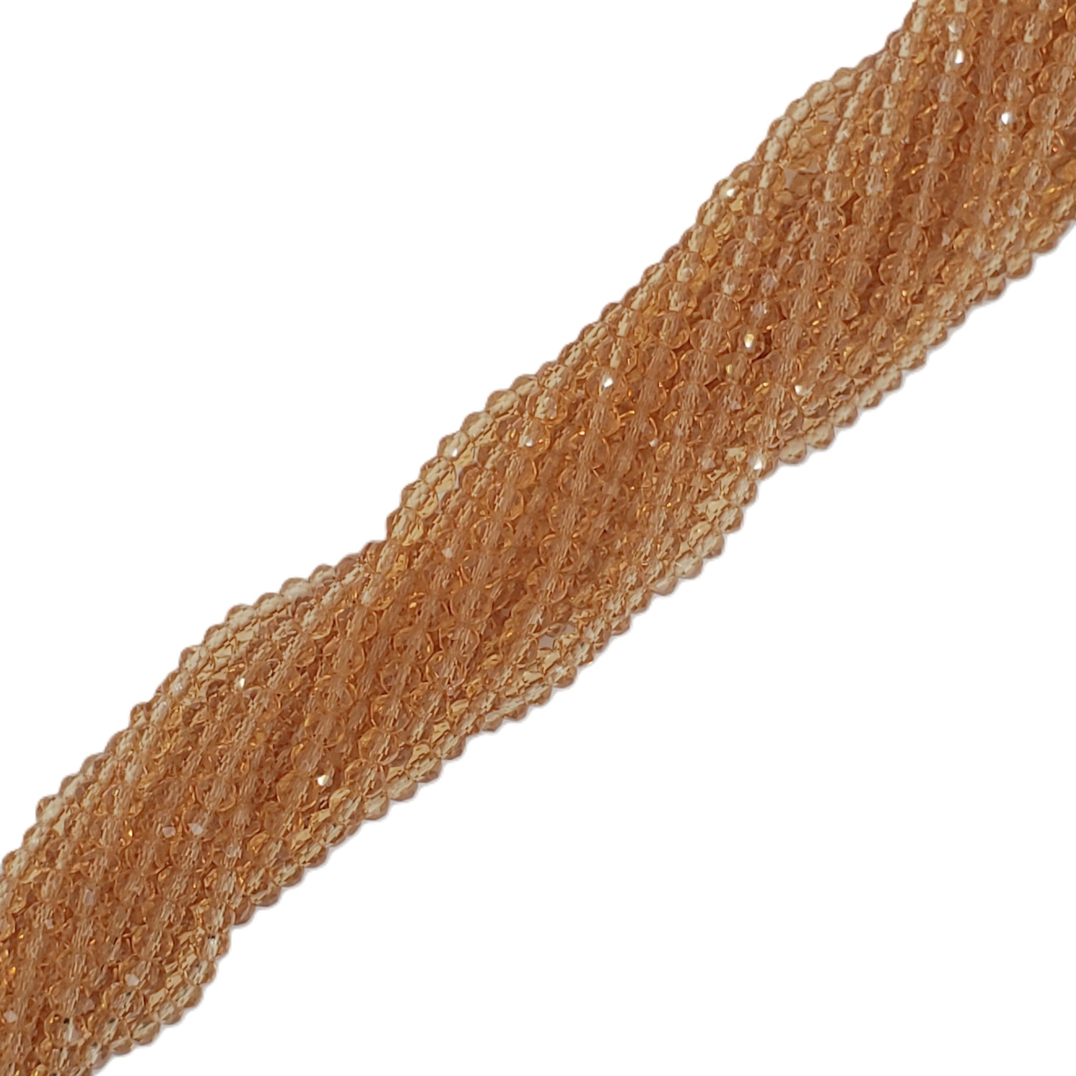 Chinese Crystal, Rondelle 3mm