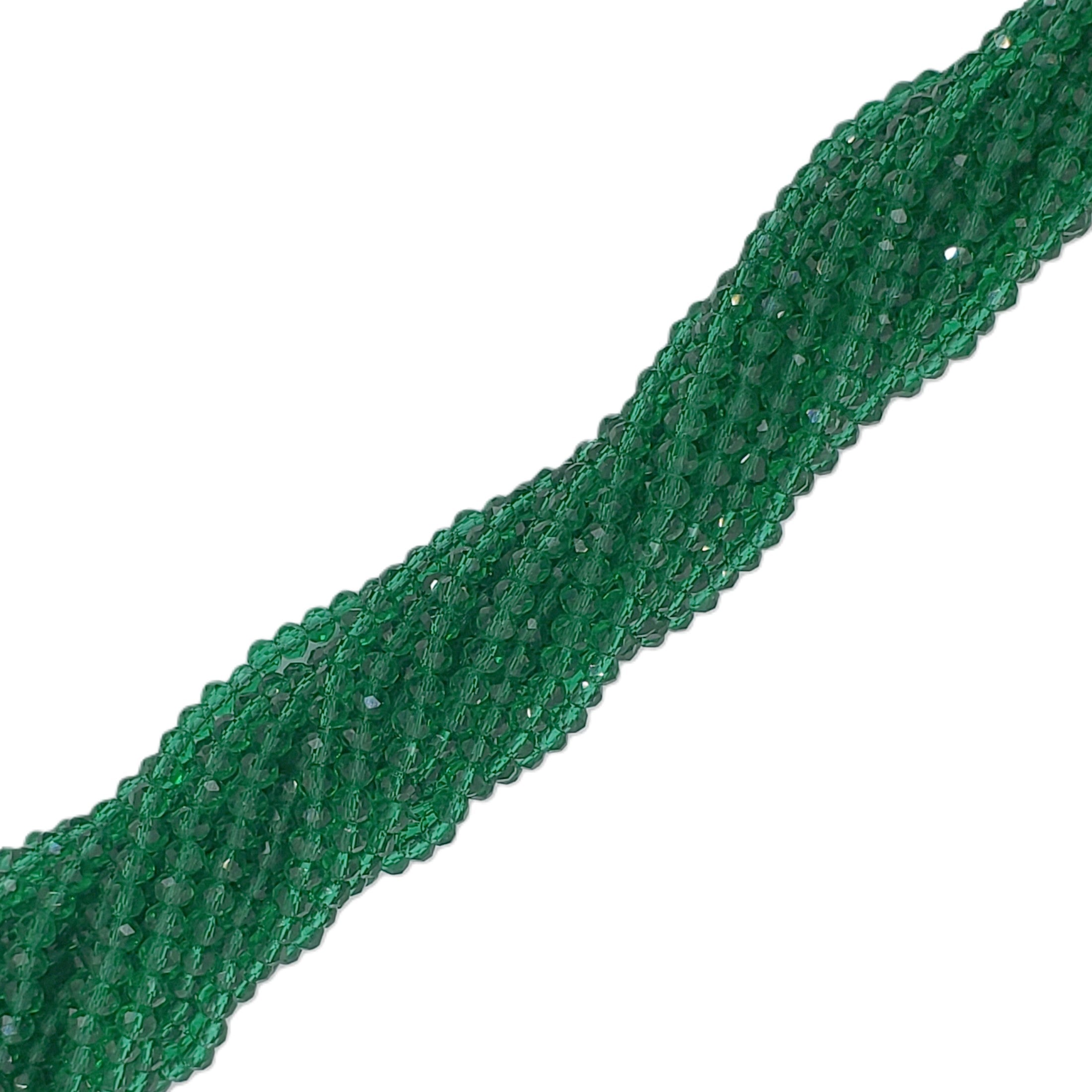 Chinese Crystal, Rondelle 3mm