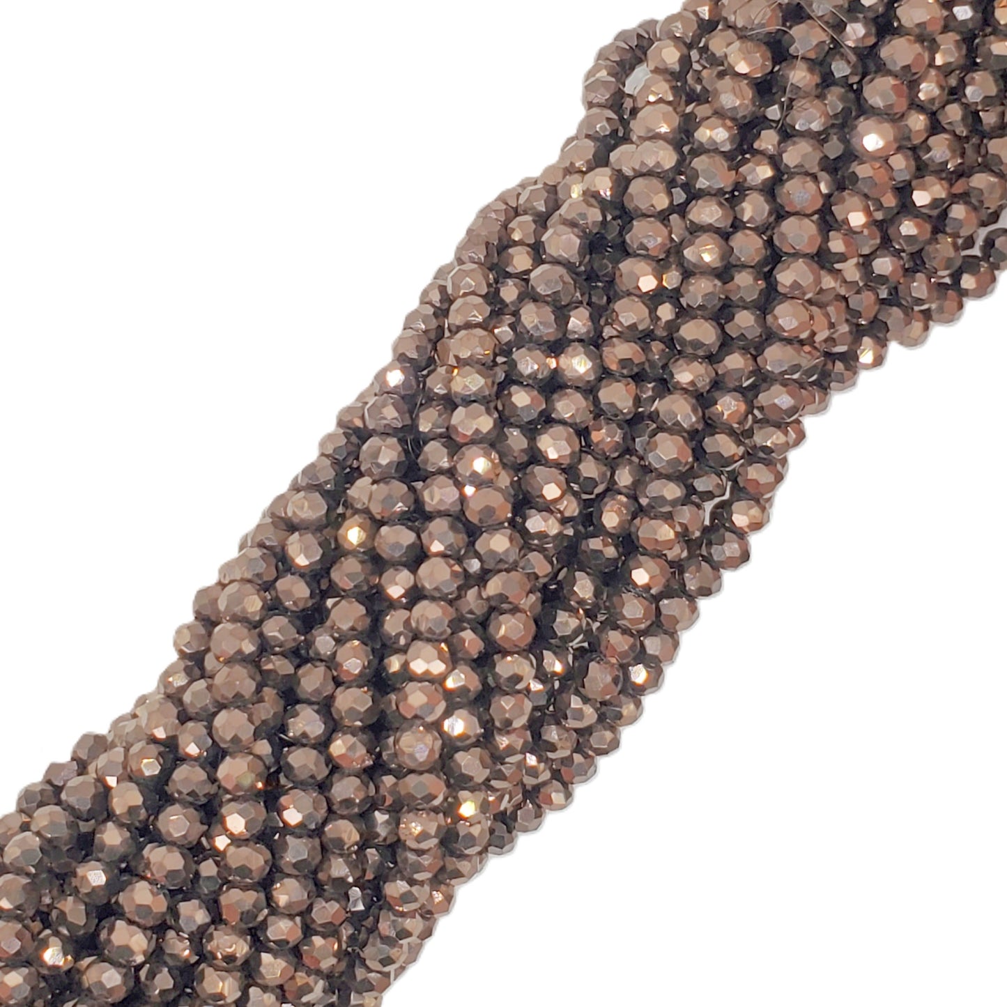 Chinese Crystal, Rondelle 4mm