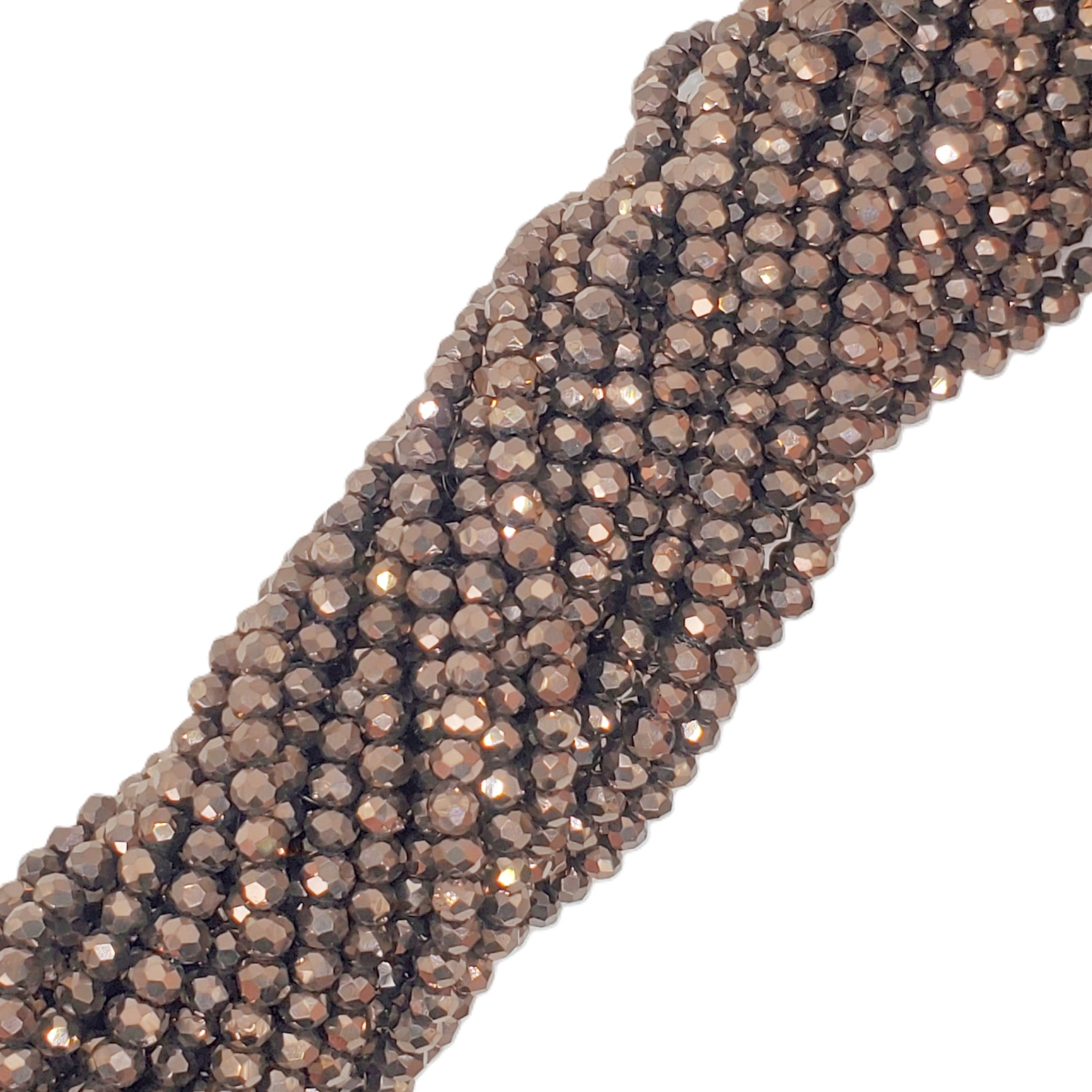 Chinese Crystal, Rondelle 4mm