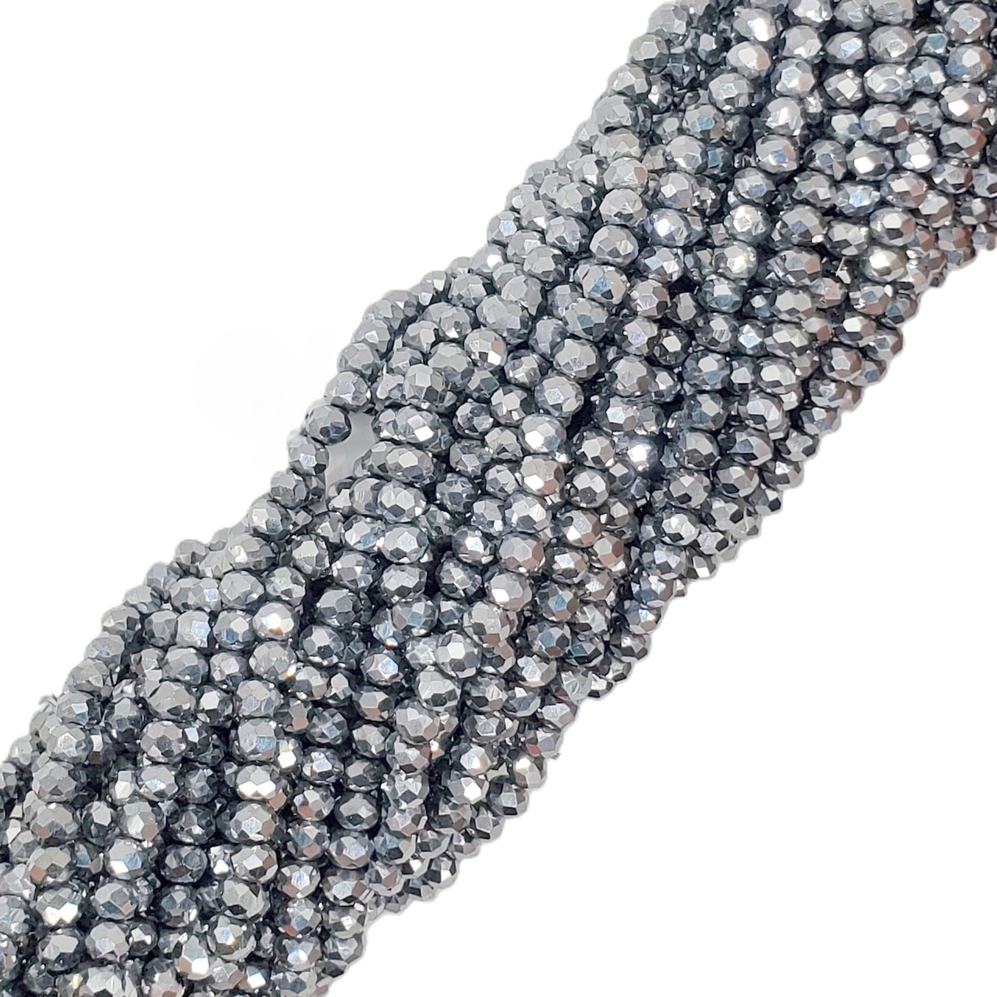 Chinese Crystal, Rondelle 4mm