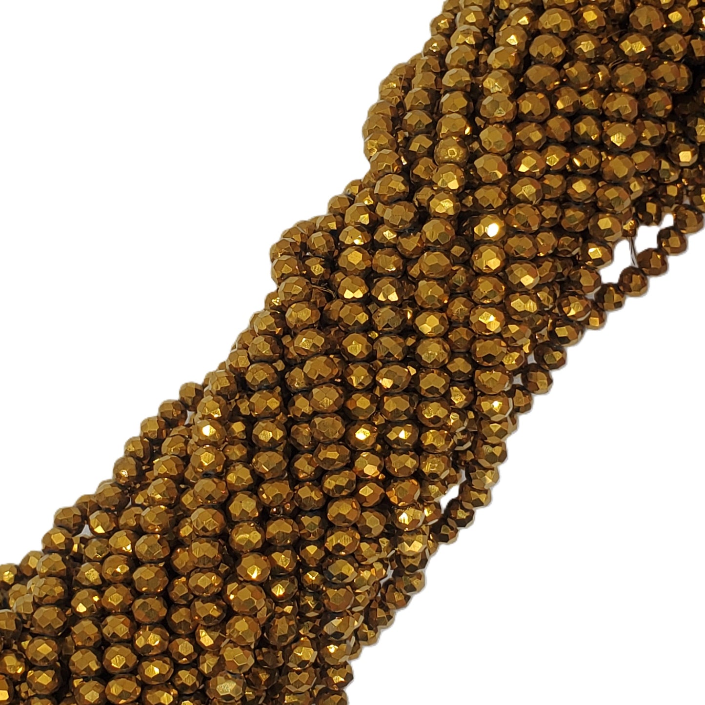 Chinese Crystal, Rondelle 4mm