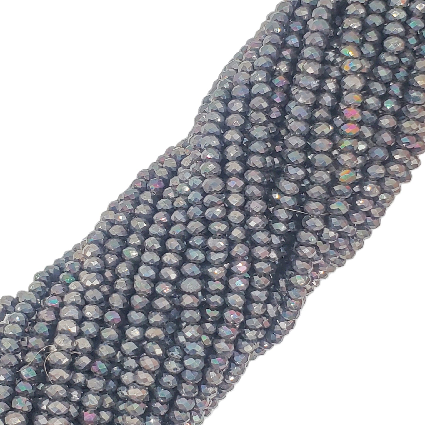 Chinese Crystal, Rondelle 4mm