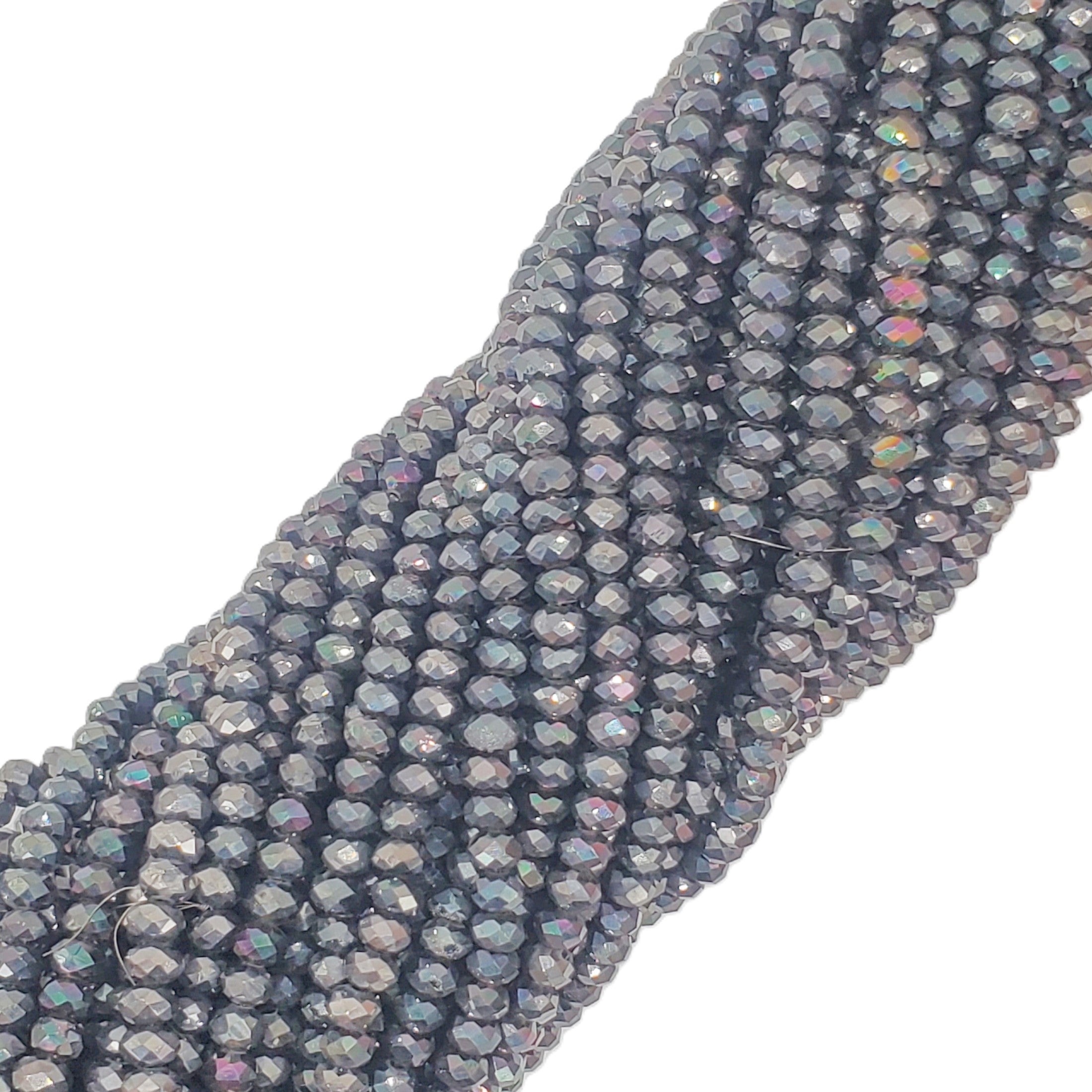 Chinese Crystal, Rondelle 4mm