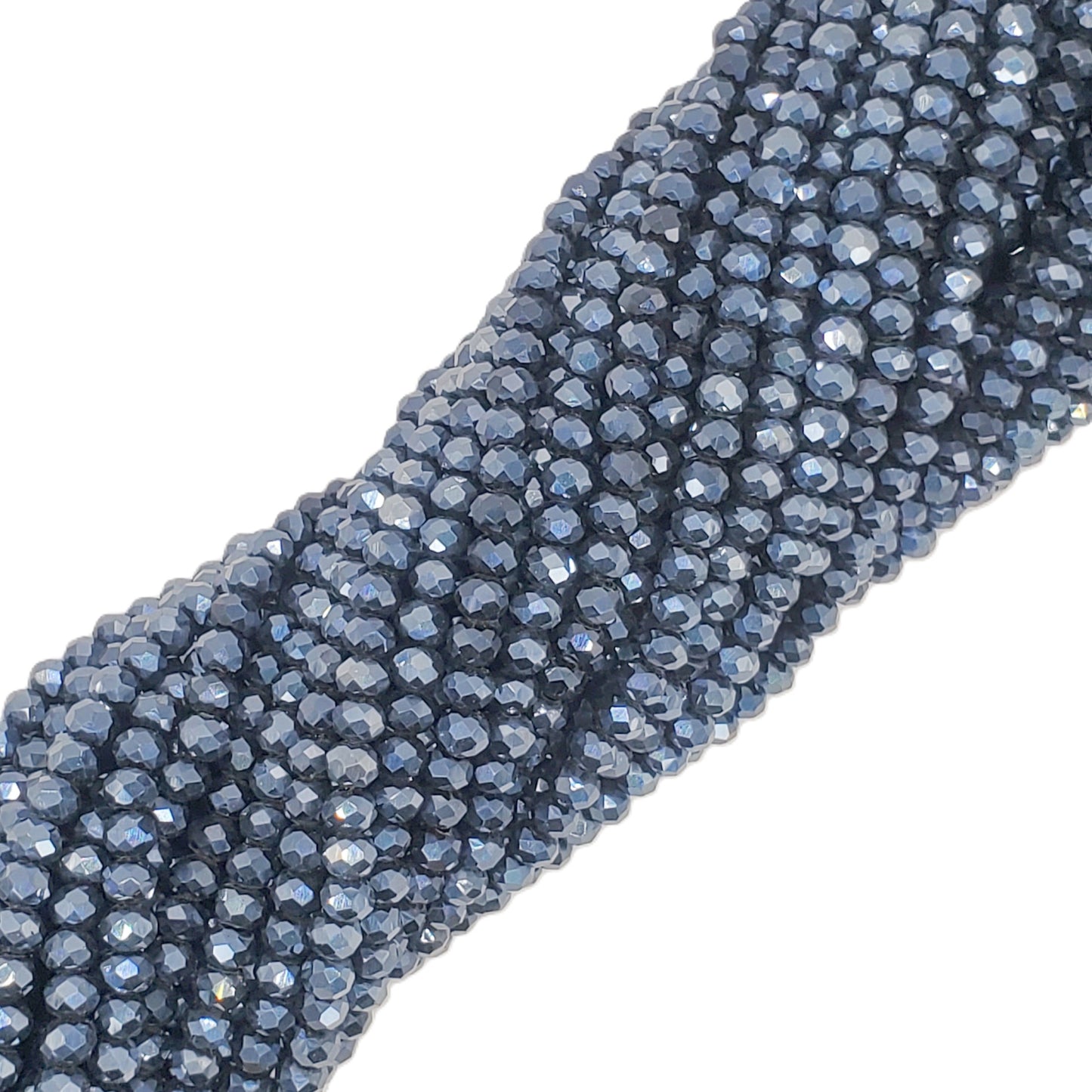 Chinese Crystal, Rondelle 4mm