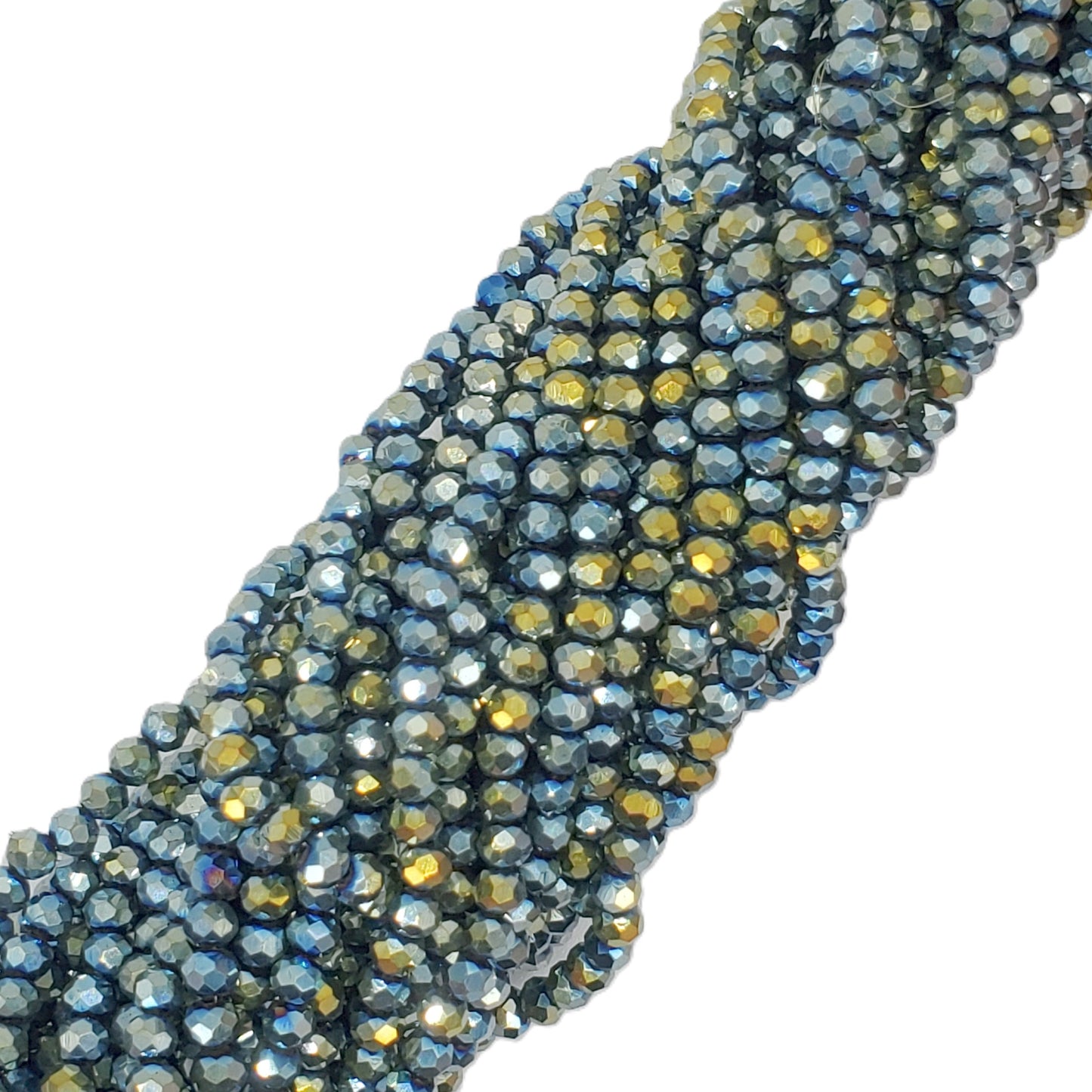 Chinese Crystal, Rondelle 4mm