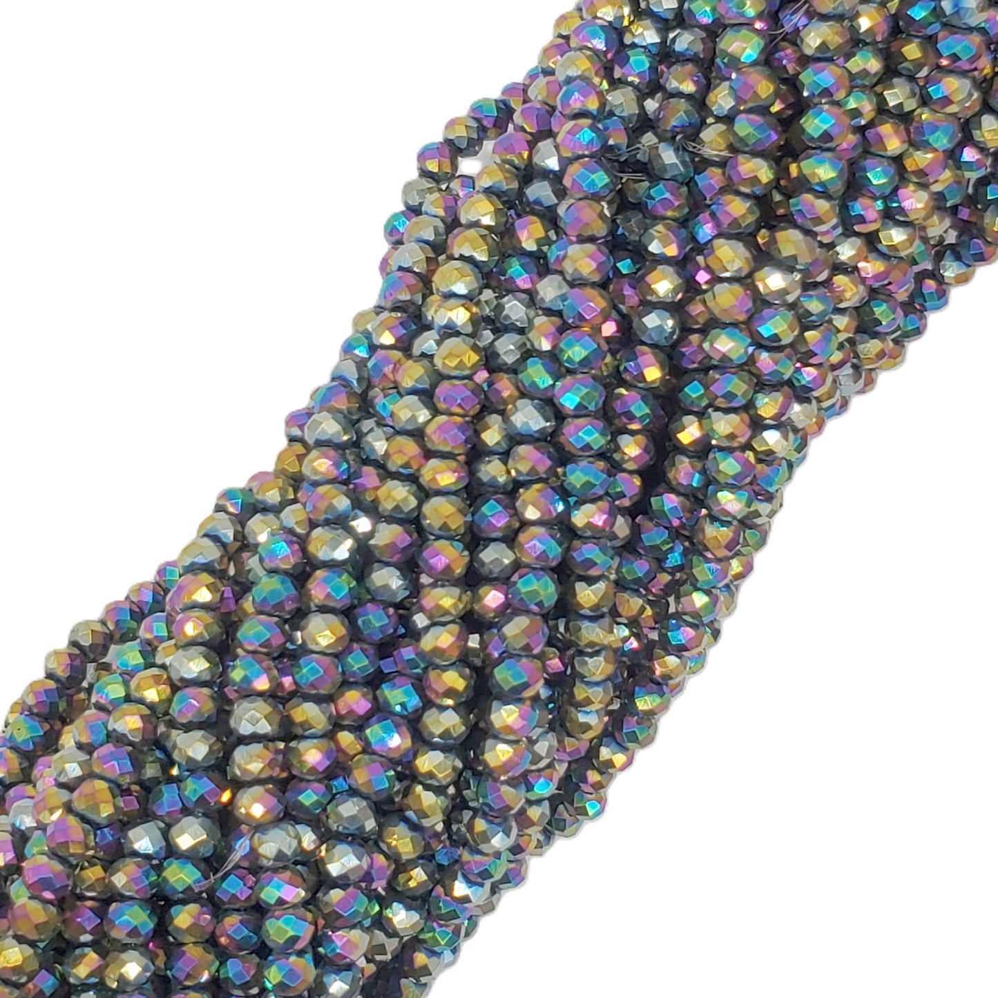 Chinese Crystal, Rondelle 4mm