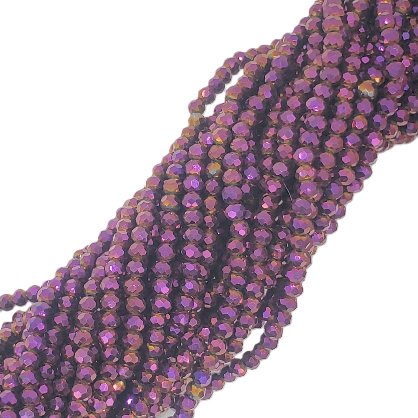 Chinese Crystal, Rondelle 4mm