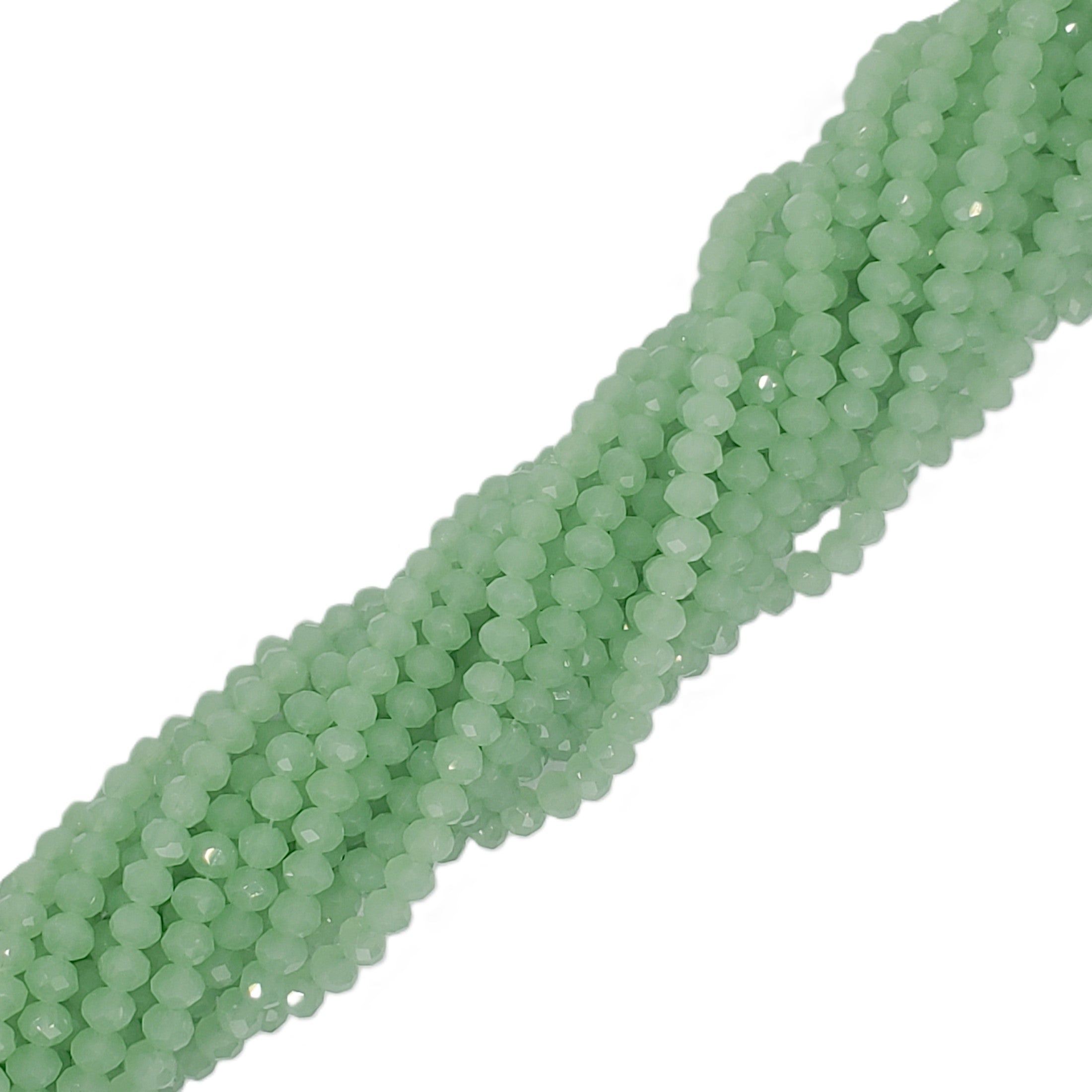 Chinese Crystal, Rondelle 4mm