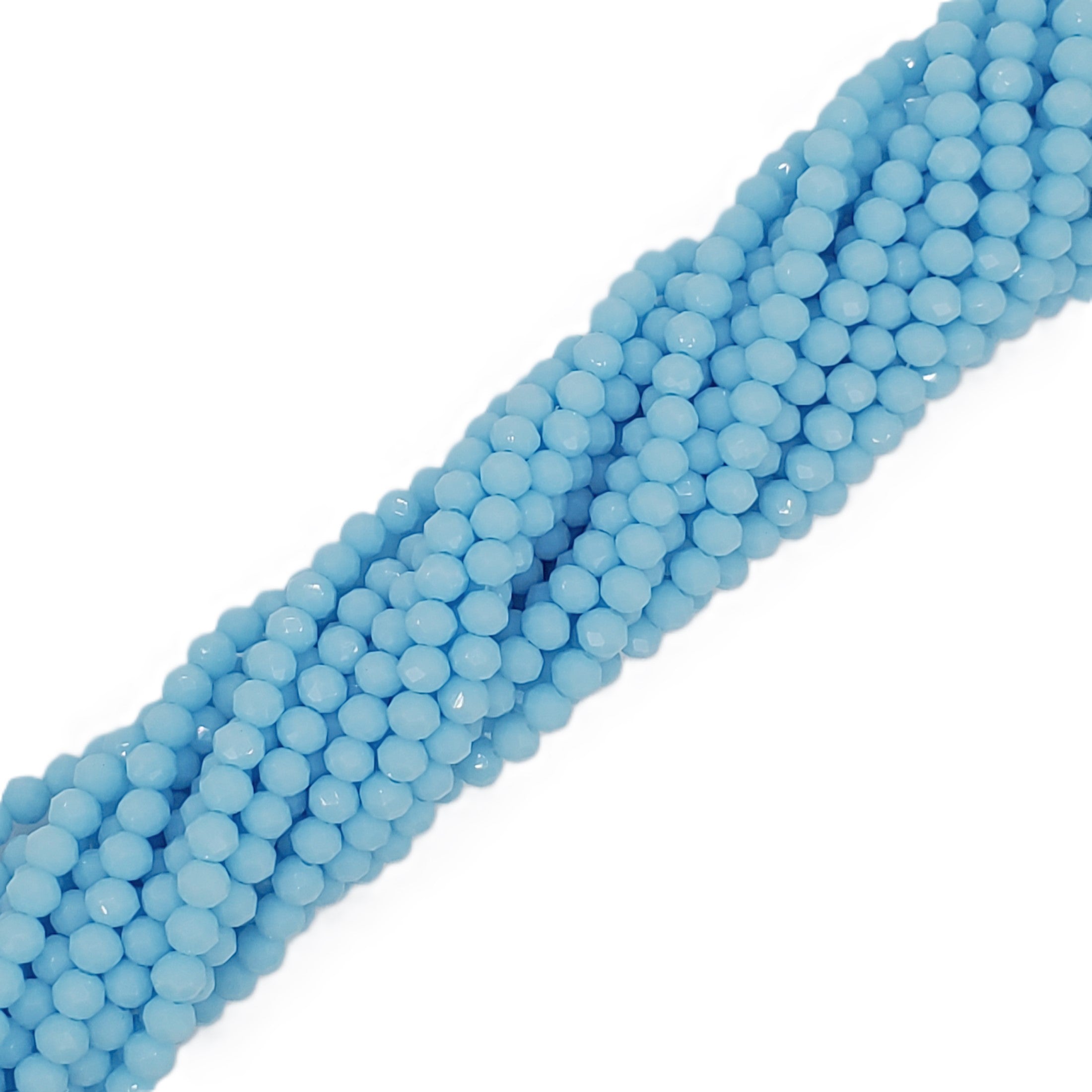 Chinese Crystal, Rondelle 4mm