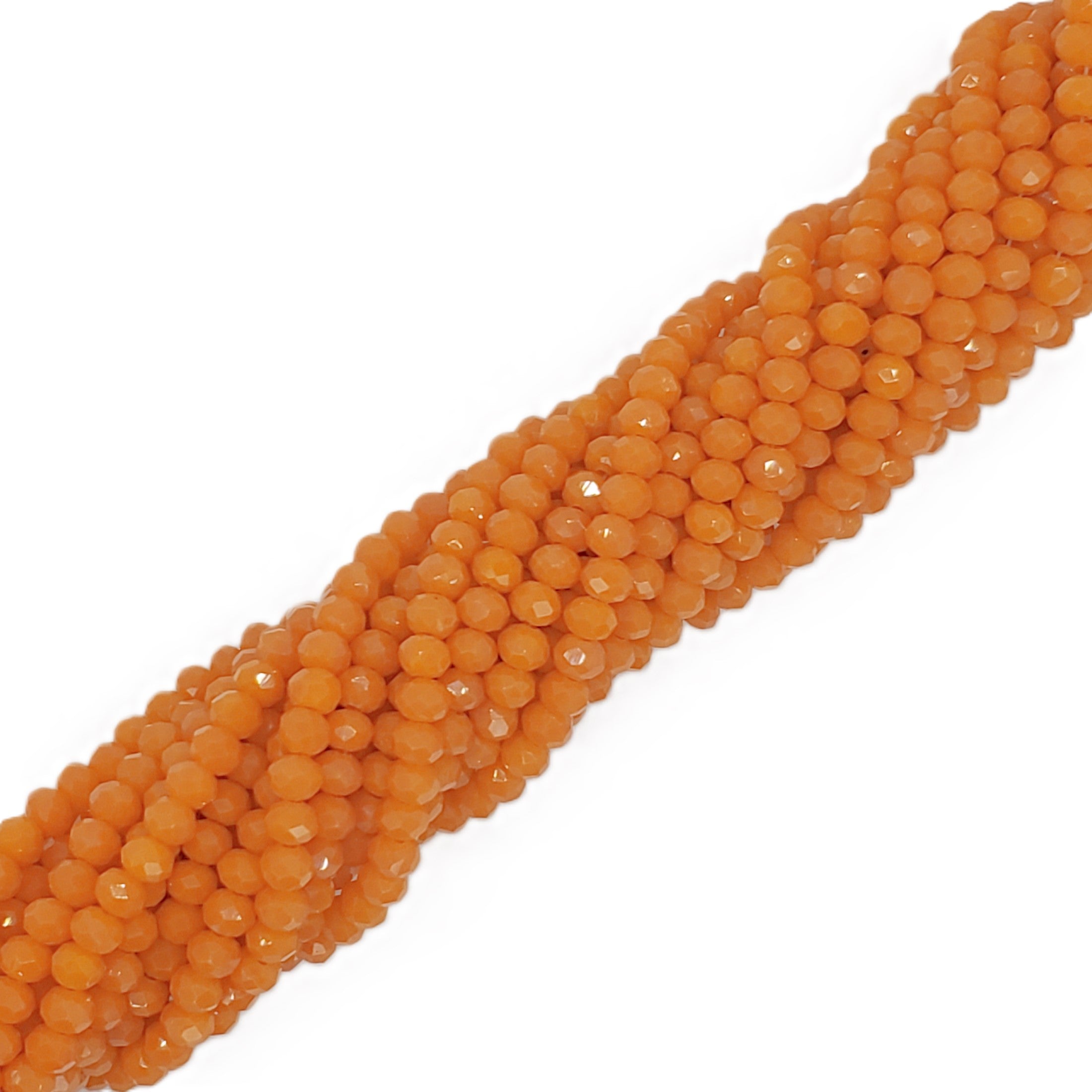 Chinese Crystal, Rondelle 4mm