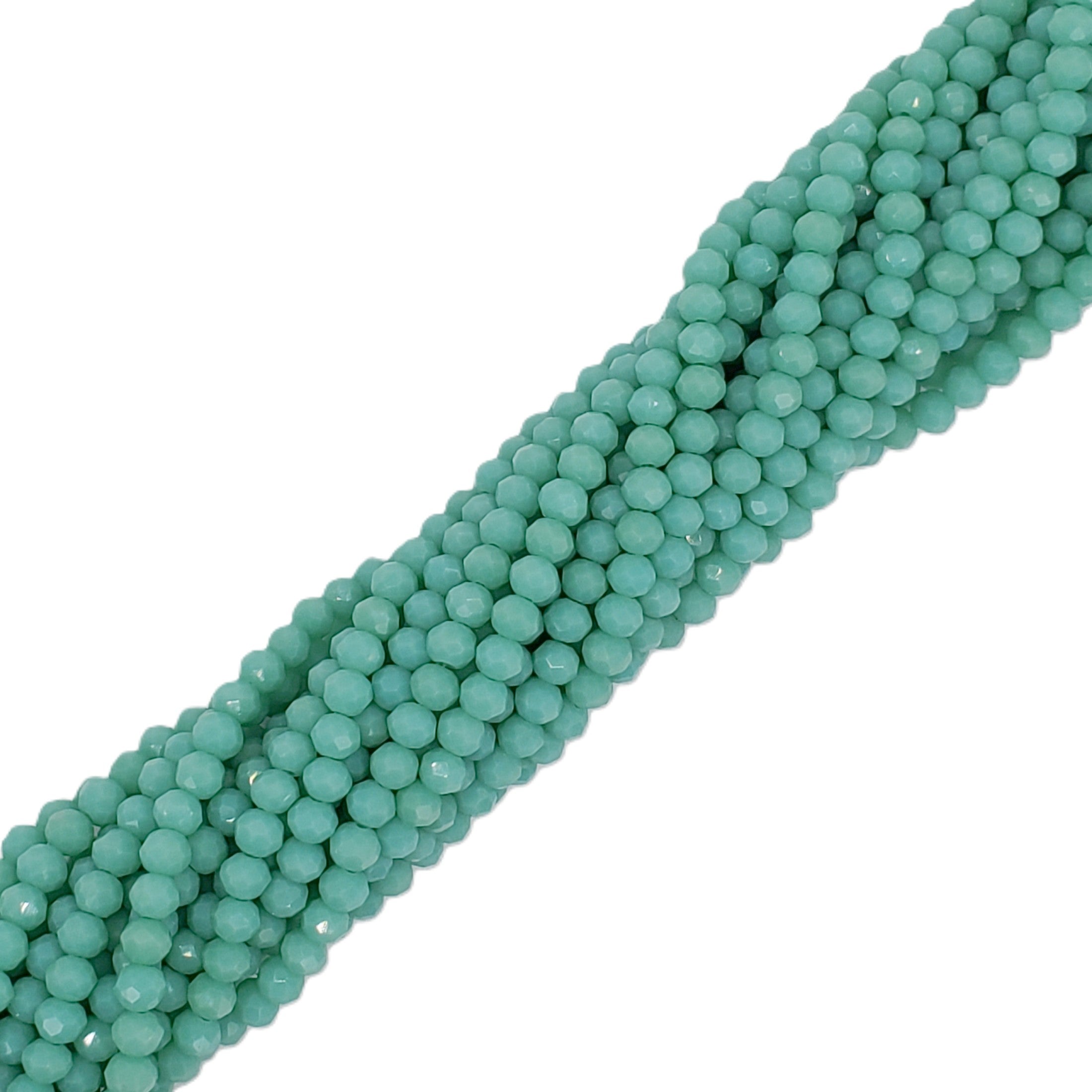 Chinese Crystal, Rondelle 4mm