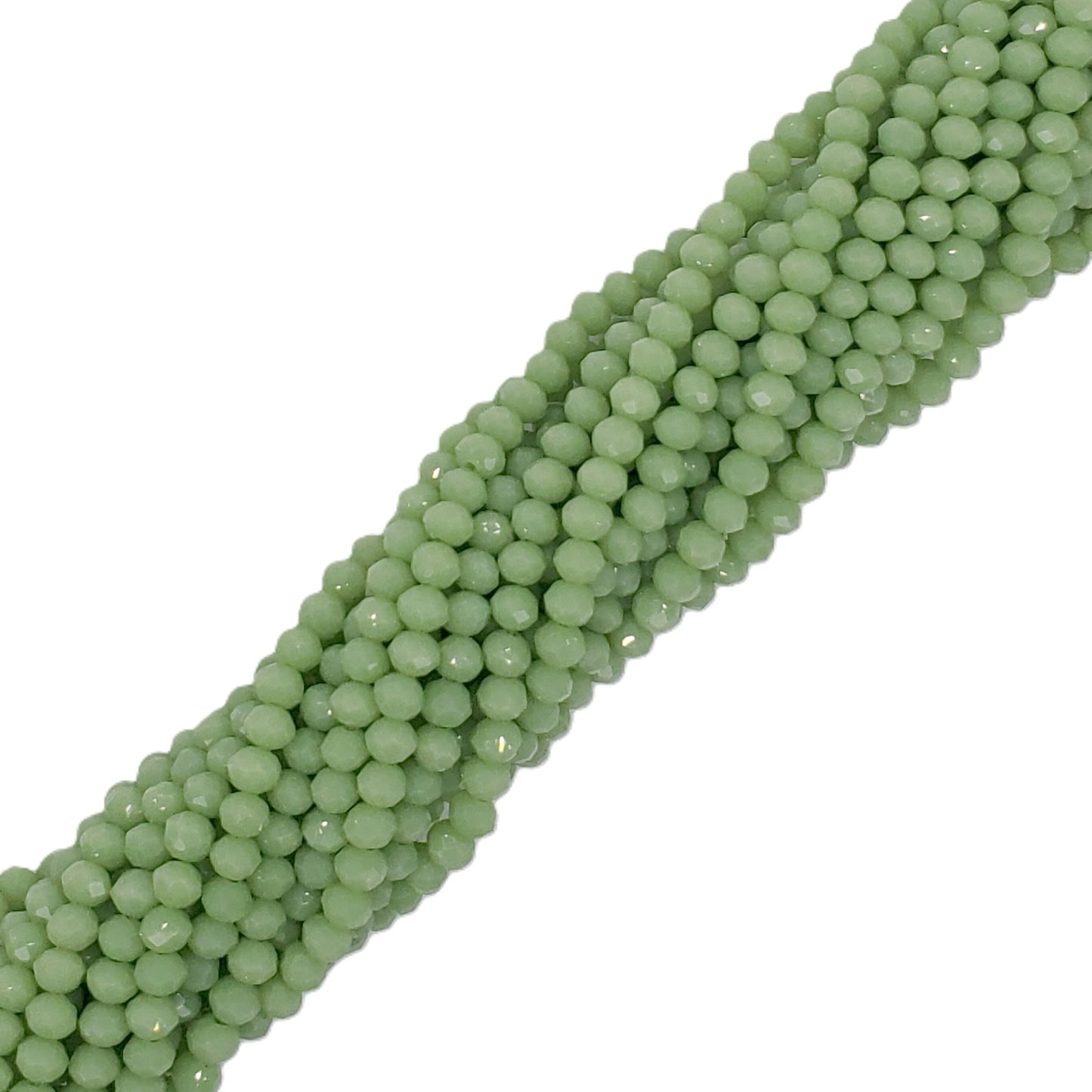 Chinese Crystal, Rondelle 4mm