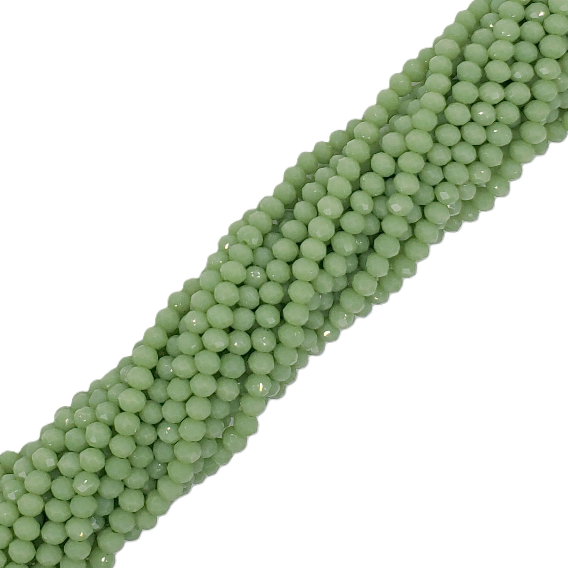 Chinese Crystal, Rondelle 4mm