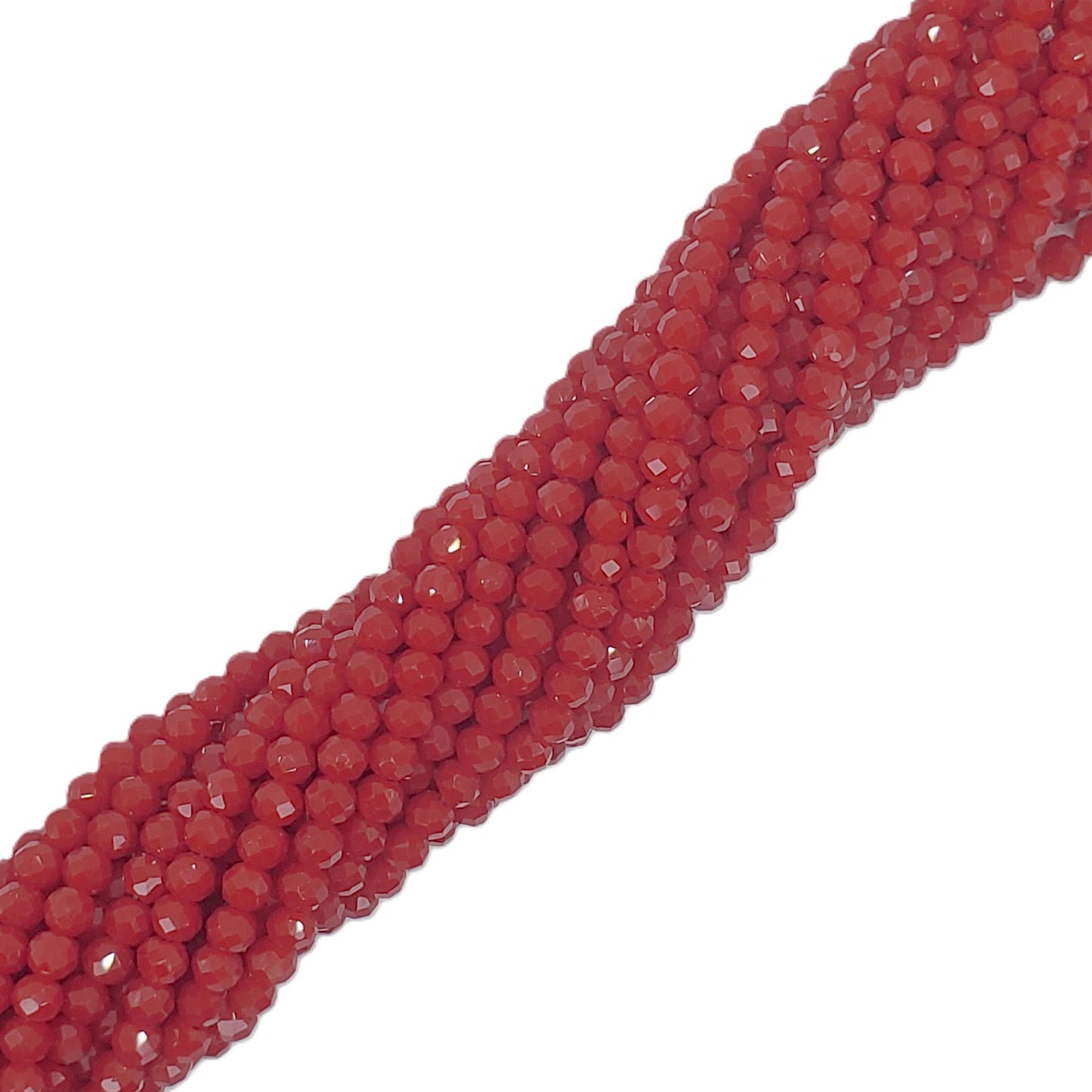 Chinese Crystal, Rondelle 4mm