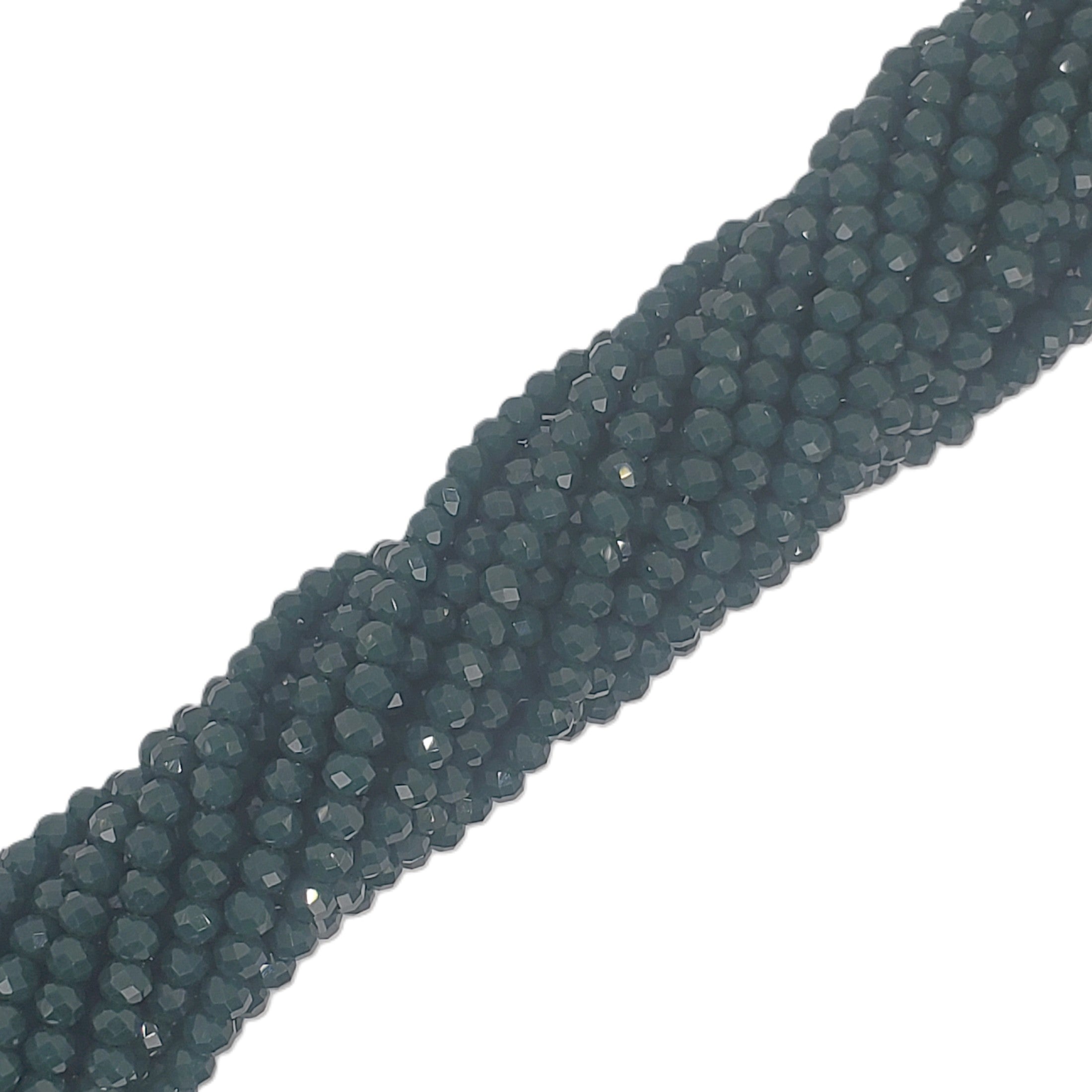 Chinese Crystal, Rondelle 4mm