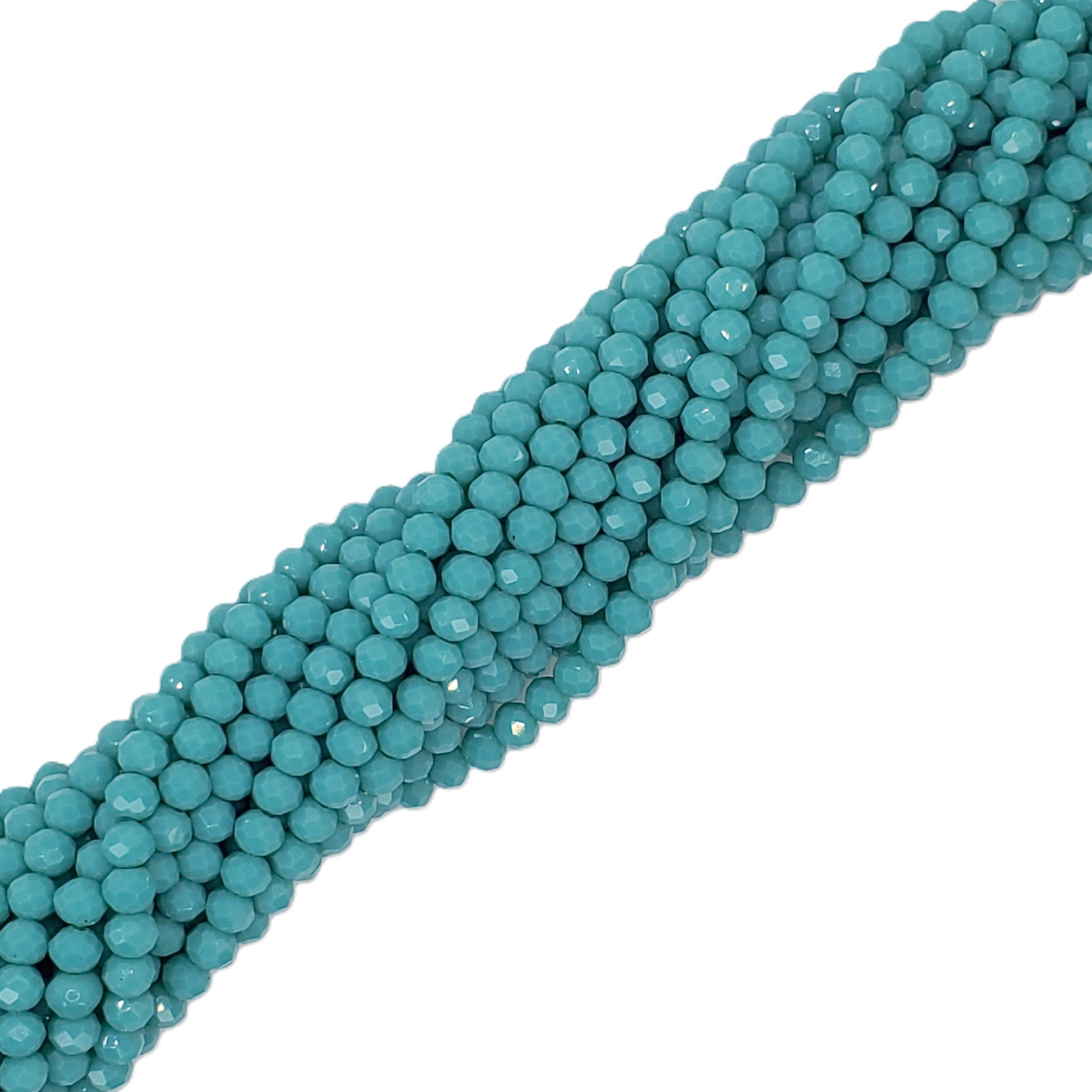 Chinese Crystal, Rondelle 4mm