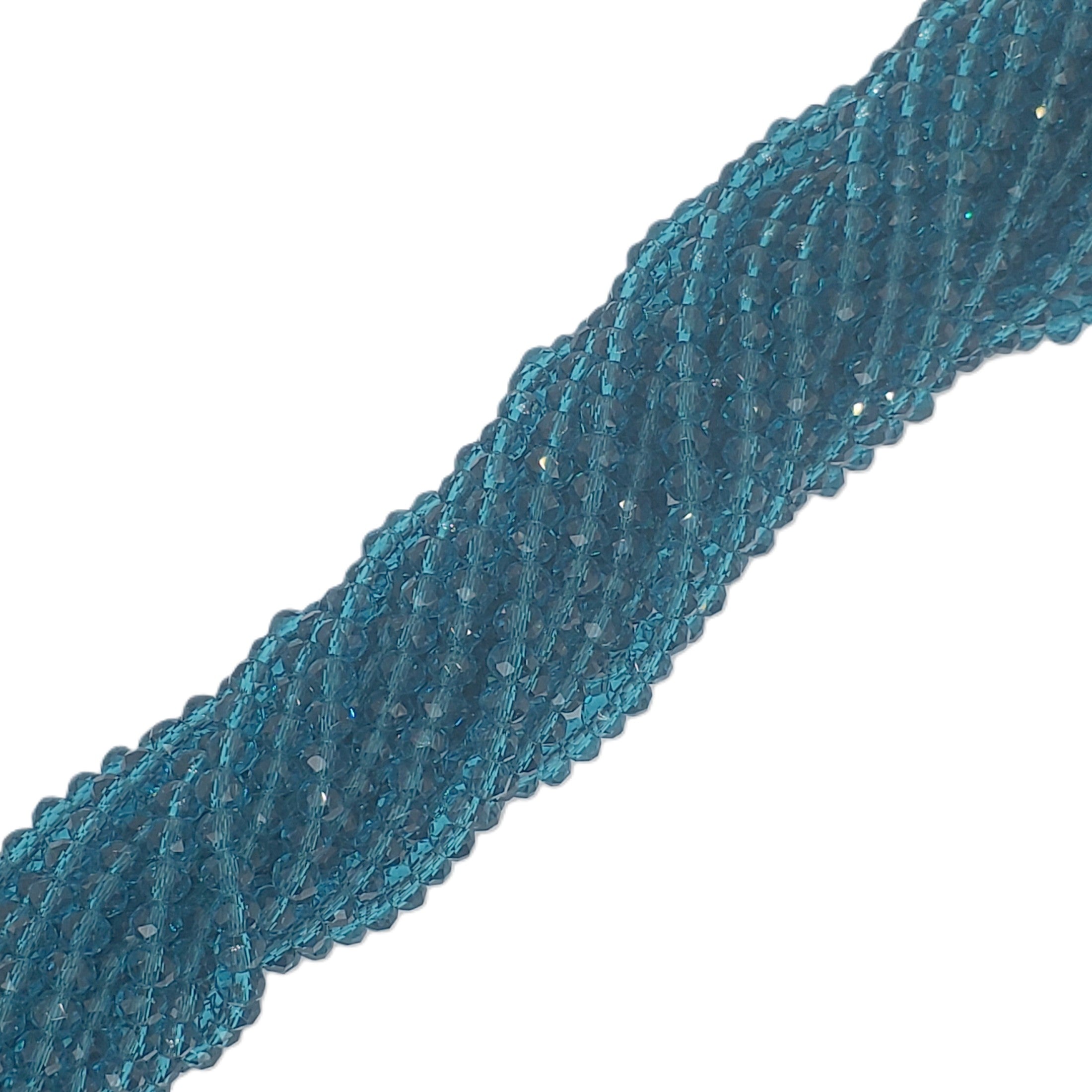 Chinese Crystal, Rondelle 4mm